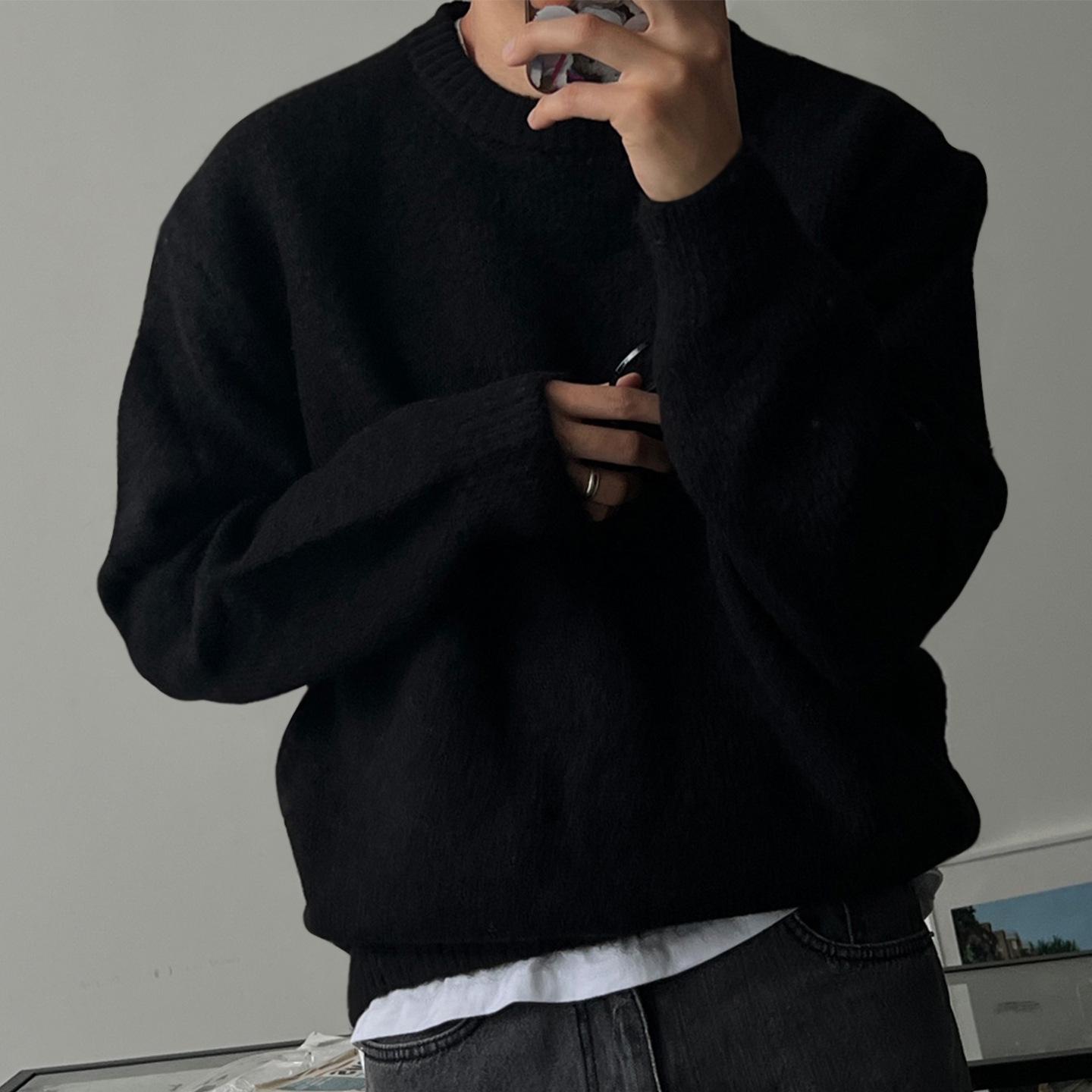 Men s Solid Color Knit Sweater, Drop Shoulder, Round Neck, Warm & Versatile Style for Spring/Autumn. M чорний
Men s Solid Color Knit Sweater, Drop Shoulder, Round Neck, Warm & Versatile Style for Spring/Autumn. M чорний