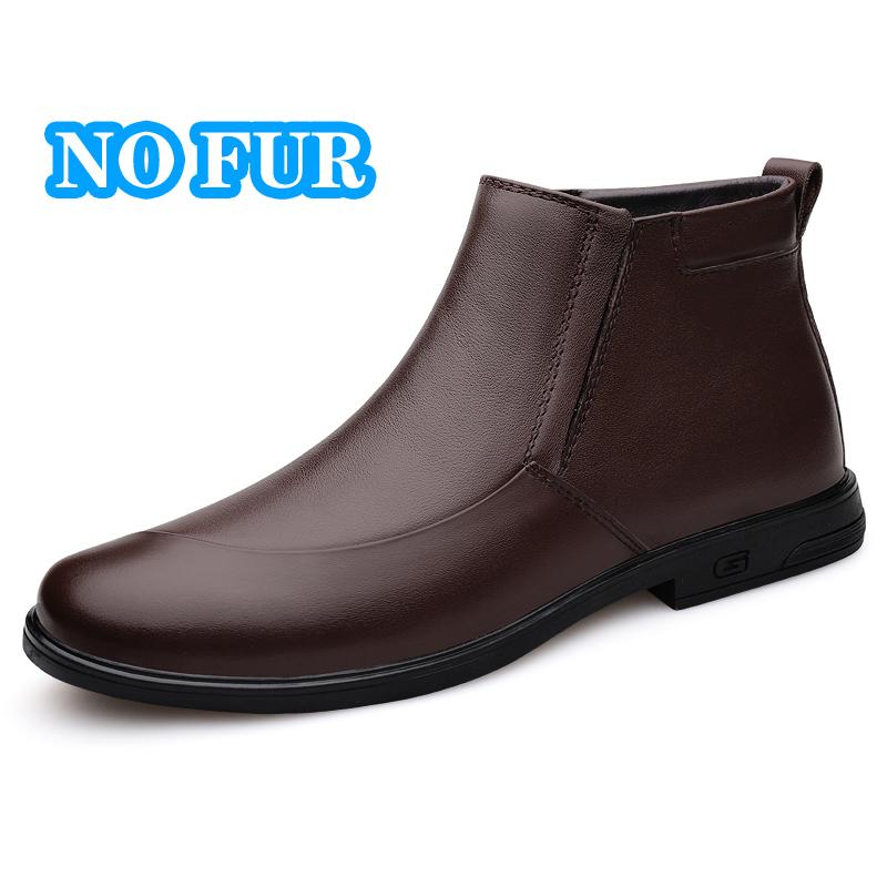 Warm Plush Fur Man Genuine Leather Boots High Quality Casual High Top Shoes Outdoor Man Ankle Boots British Style Non-slip Botas 46
Warm Plush Fur Man Genuine Leather Boots High Quality Casual High Top Shoes Outdoor Man Ankle Boots British Style Non-slip Botas 46