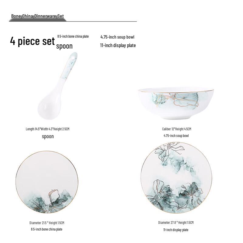 Ru Han New Chinese Style Ceramic Tableware Set
Ru Han New Chinese Style Ceramic Tableware Set