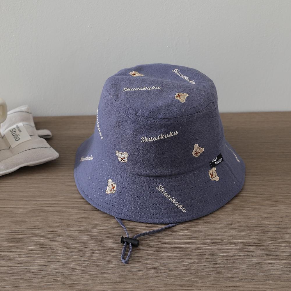 Kids Bucket Hat 52cm 2-6 Years Cartoon Bear Children Fisherman Hat Cotton Outdoor Sun Cap Letter Print New for Boys Girls 52CM синій
Kids Bucket Hat 52cm 2-6 Years Cartoon Bear Children Fisherman Hat Cotton Outdoor Sun Cap Letter Print New for Boys Girls 52CM синій