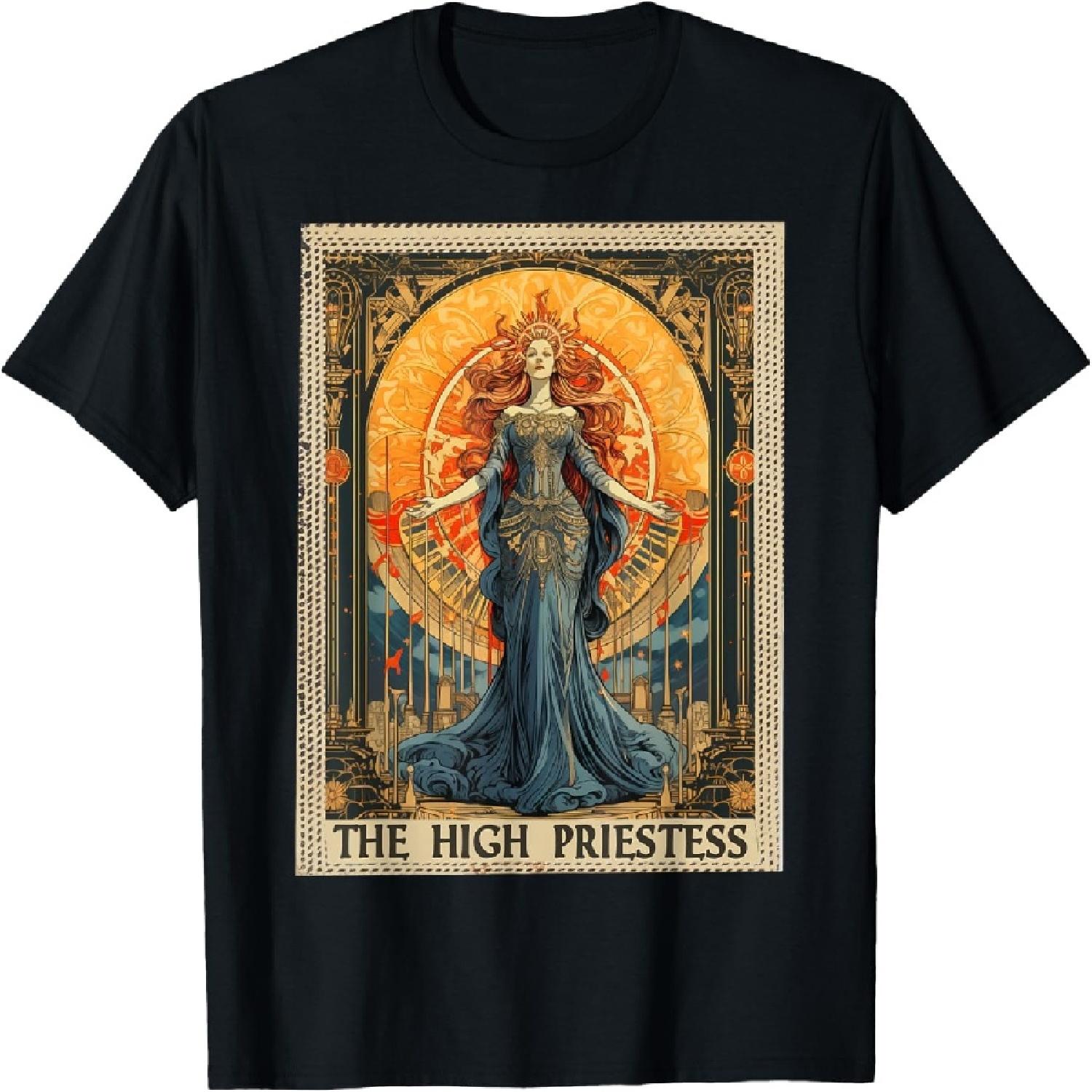 FoolsFate Women s Occult Tarot Card Priestess Graphic T-Shirt, Black, Small XXXXXL різнокольоровий
FoolsFate Women s Occult Tarot Card Priestess Graphic T-Shirt, Black, Small XXXXXL різнокольоровий