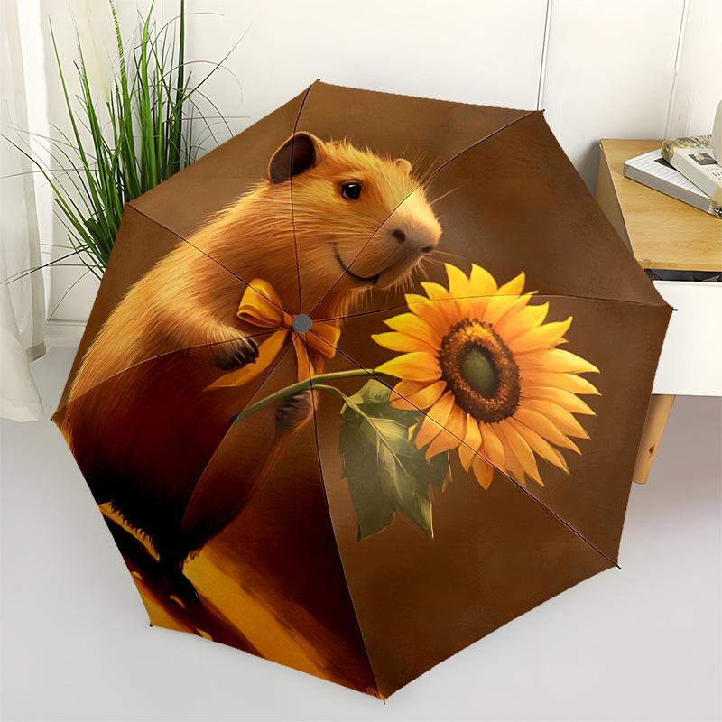 1pc Hamster Sunflower Automatic Folding Umbrella, 8-Rib Iron Frame, Casual Outdoor Accessory for Birthday Festival Gifts yy251128132
1pc Hamster Sunflower Automatic Folding Umbrella, 8-Rib Iron Frame, Casual Outdoor Accessory for Birthday Festival Gifts yy251128132