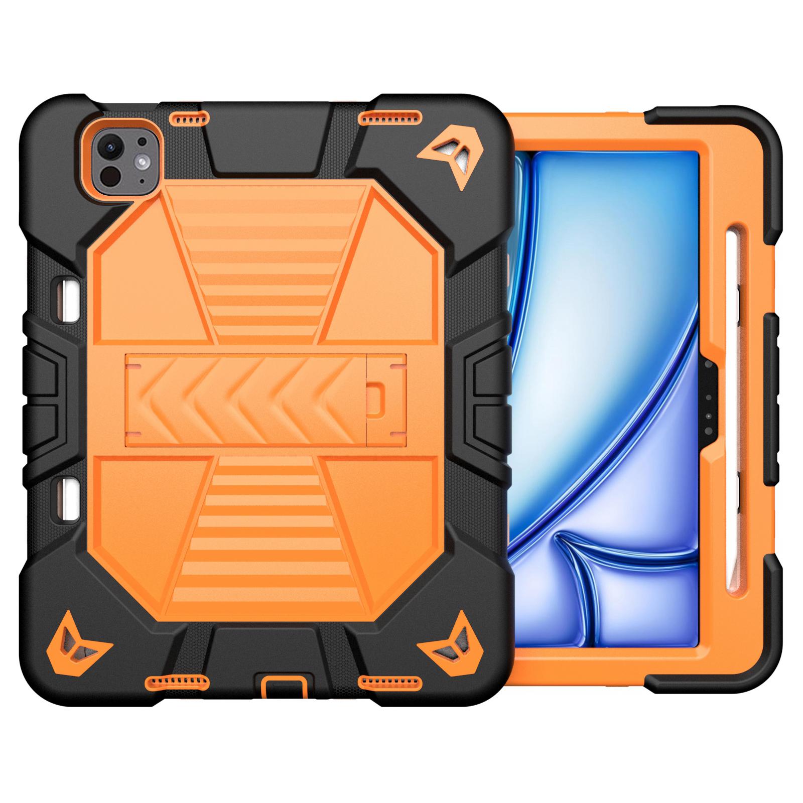 Для iPad Pro 11 (2024) Чохол для планшета з підставкою PC+Силікон Ударостійкий Захисний Чохол Black+Orange
Для iPad Pro 11 (2024) Чохол для планшета з підставкою PC+Силікон Ударостійкий Захисний Чохол Black+Orange