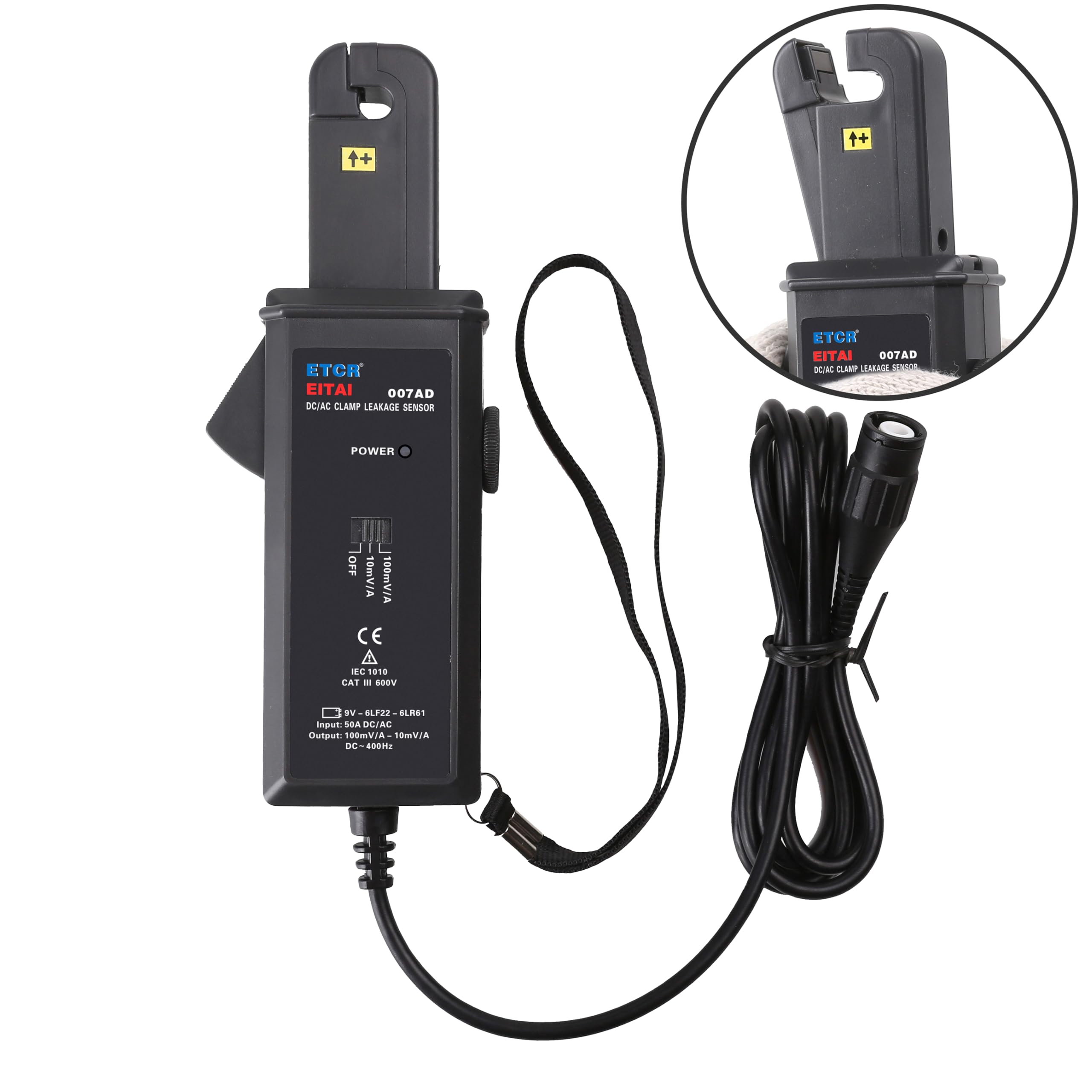 EITAI Electric Meter Leak Clamp Meter Manufacturer Direct Sales ETCR007AD Current Sensor Clamp Meter Small Dark Current Clamp Meter Ammeter Clamp
EITAI Electric Meter Leak Clamp Meter Manufacturer Direct Sales ETCR007AD Current Sensor Clamp Meter Small Dark Current Clamp Meter Ammeter Clamp
