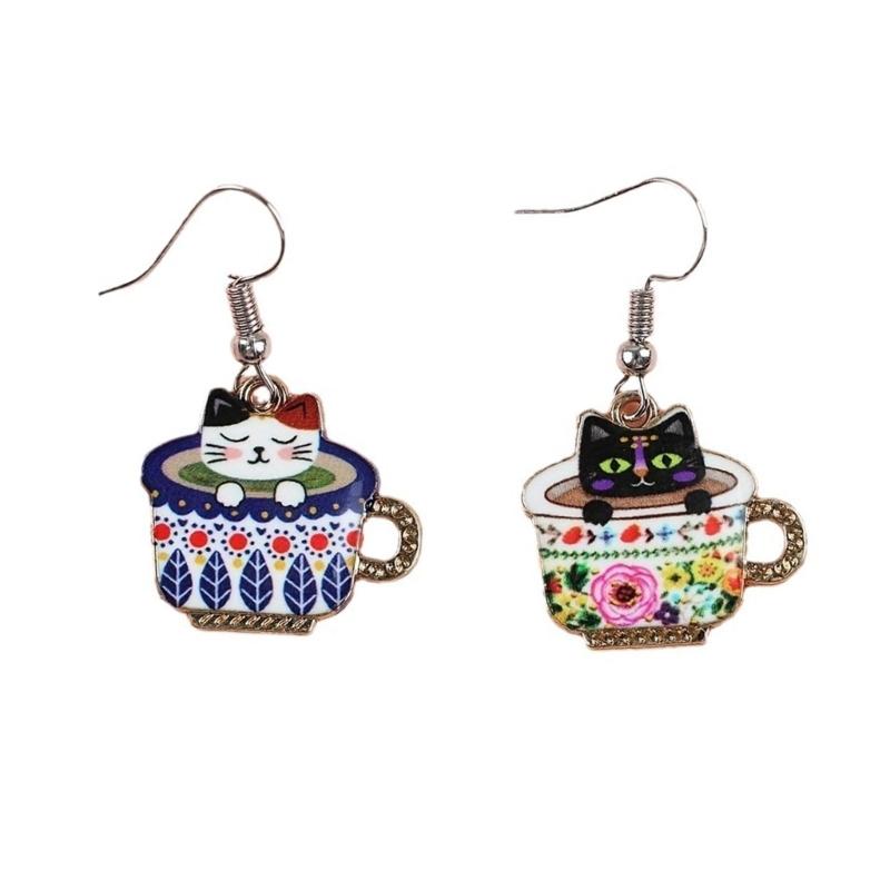 Unique Animal Earrings Cartoon Cup Cats Shaped Ear Rings Ornament Women Girls Accessory Stylish Party Accessories 1
Unique Animal Earrings Cartoon Cup Cats Shaped Ear Rings Ornament Women Girls Accessory Stylish Party Accessories 1