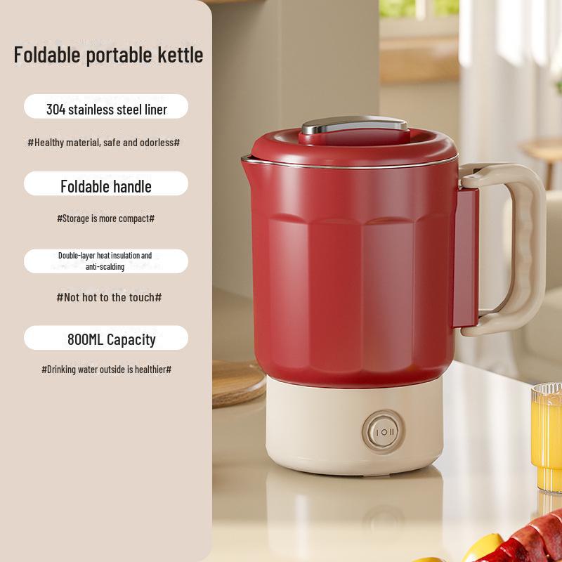 Портативный складной дорожный чайник из нержавеющей стали 304 - электрический мини-изолированный чайник для использования на открытом воздухе 800ML; Mechanical красный
Портативный складной дорожный чайник из нержавеющей стали 304 - электрический мини-изолированный чайник для использования на открытом воздухе 800ML; Mechanical красный
