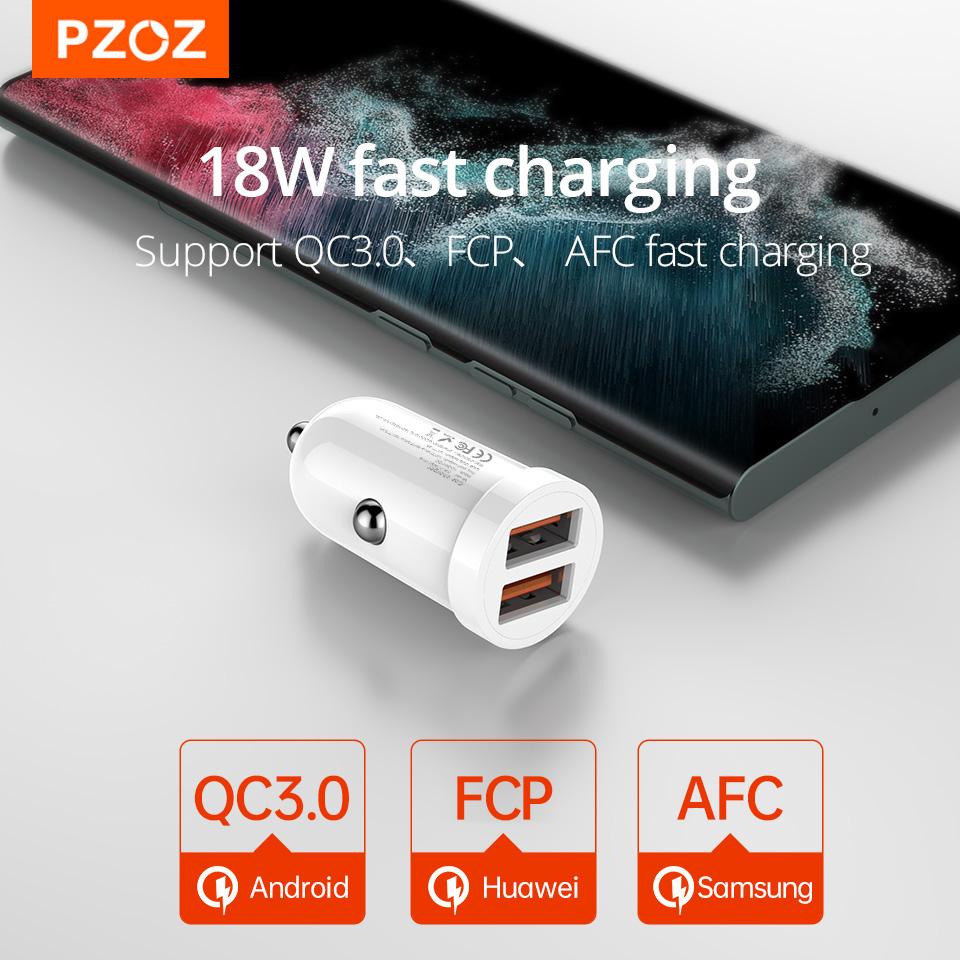 Автомобильное зарядное устройство PZOZ USB 2.4A, мини-быстрая зарядка, быстрая автомобильная зарядка USB для iPhone, Xiaomi, Huawei, универсальный адаптер для мобильного телефона
Автомобильное зарядное устройство PZOZ USB 2.4A, мини-быстрая зарядка, быстрая автомобильная зарядка USB для iPhone, Xiaomi, Huawei, универсальный адаптер для мобильного телефона