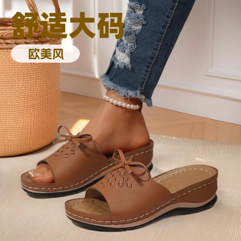 2025 summer new women s thick-soled slippers large size with fish mouth wedge thick slippers in stock 36 чёрный
2025 summer new women s thick-soled slippers large size with fish mouth wedge thick slippers in stock 36 чёрный