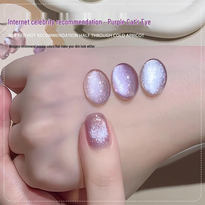 Ennis Purple Fairy Cat Eye Gel Nail Polish – 2025 Spring Collection, Hot-Selling Light Purple Crystal Glow Finish
Ennis Purple Fairy Cat Eye Gel Nail Polish – 2025 Spring Collection, Hot-Selling Light Purple Crystal Glow Finish