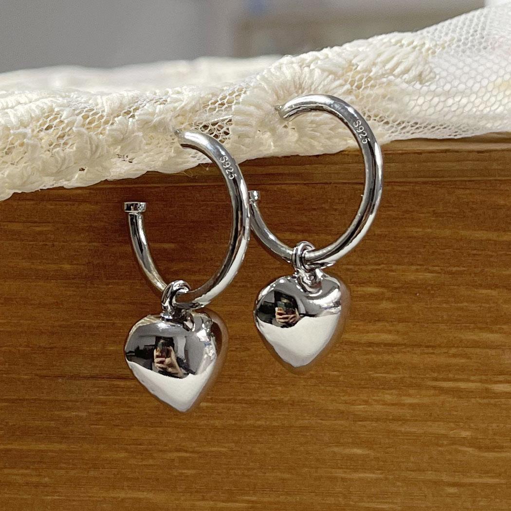 BF CLUB 925 Sterling Silver Earrings For Women Trendy Simple Heart Tassel Earring Jewelry Prevent Allergy Party Accessories
BF CLUB 925 Sterling Silver Earrings For Women Trendy Simple Heart Tassel Earring Jewelry Prevent Allergy Party Accessories