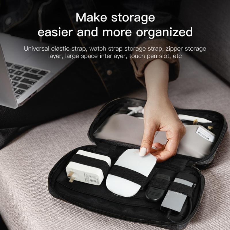 YESIDO WB32 Polyester USB Flash Drive Carrying Handbag Electronic Organizer Mouse Bag Power Bank Cable Storage Pouch Type A
YESIDO WB32 Polyester USB Flash Drive Carrying Handbag Electronic Organizer Mouse Bag Power Bank Cable Storage Pouch Type A