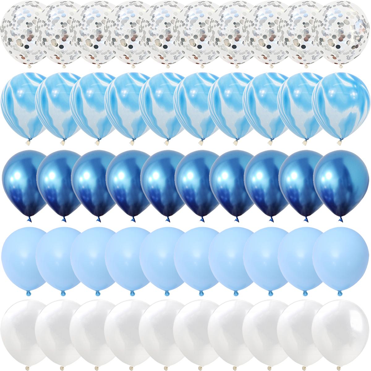 50 шт. набор синих шариков из агата и мрамора, серебряные шарики-конфетти, украшения для свадьбы, Дня святого Валентина, детского душа, дня рождения 10inch
50 шт. набор синих шариков из агата и мрамора, серебряные шарики-конфетти, украшения для свадьбы, Дня святого Валентина, детского душа, дня рождения 10inch