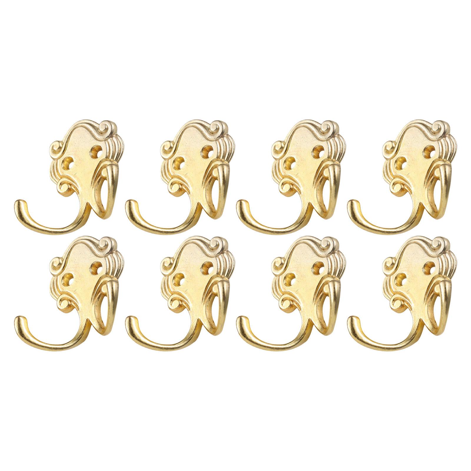 Винтажные 8 шт. Металлические крючки для одежды Настенные Сверхпрочные Двухрожковые Крючки для халатов Простая установка для дома и офиса золотой
Винтажные 8 шт. Металлические крючки для одежды Настенные Сверхпрочные Двухрожковые Крючки для халатов Простая установка для дома и офиса золотой