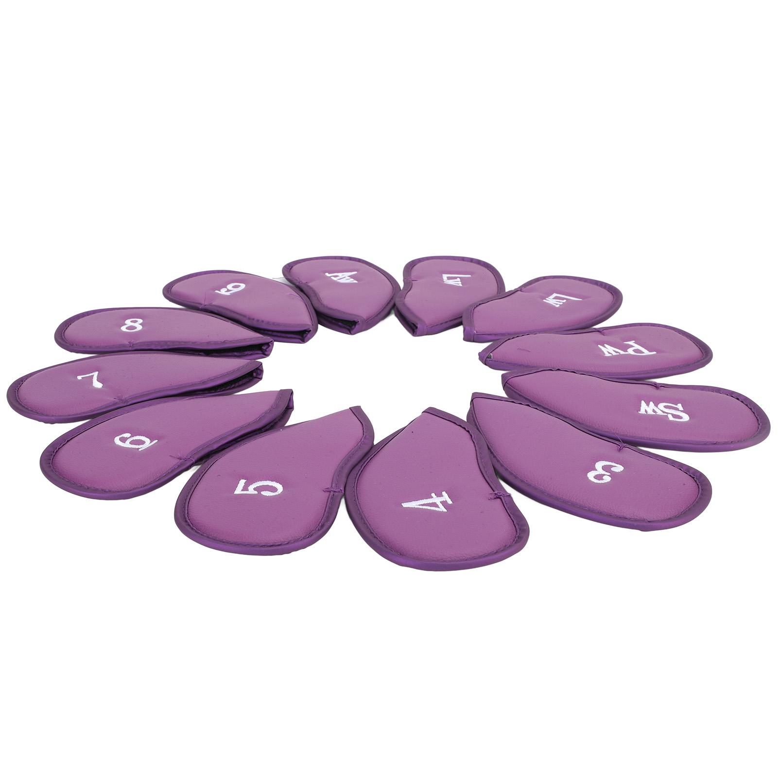 12Pcs Golf Iron Covers Set with Numbers Soft Protective Golf Head Cover Protective Headcover for Court Exercise Purple фиолетовый
12Pcs Golf Iron Covers Set with Numbers Soft Protective Golf Head Cover Protective Headcover for Court Exercise Purple фиолетовый
