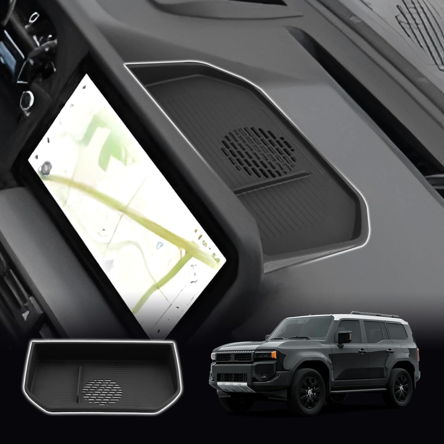 SXCY for 2024 2025 Toyota Land Cruiser Screen Back Organizer 2024 2025 Land Cruiser Dashboard Tray 2024+ Land Cruiser Accessories 2025 Land Cruiser Screen Back Tray (Silicon
SXCY for 2024 2025 Toyota Land Cruiser Screen Back Organizer 2024 2025 Land Cruiser Dashboard Tray 2024+ Land Cruiser Accessories 2025 Land Cruiser Screen Back Tray (Silicon