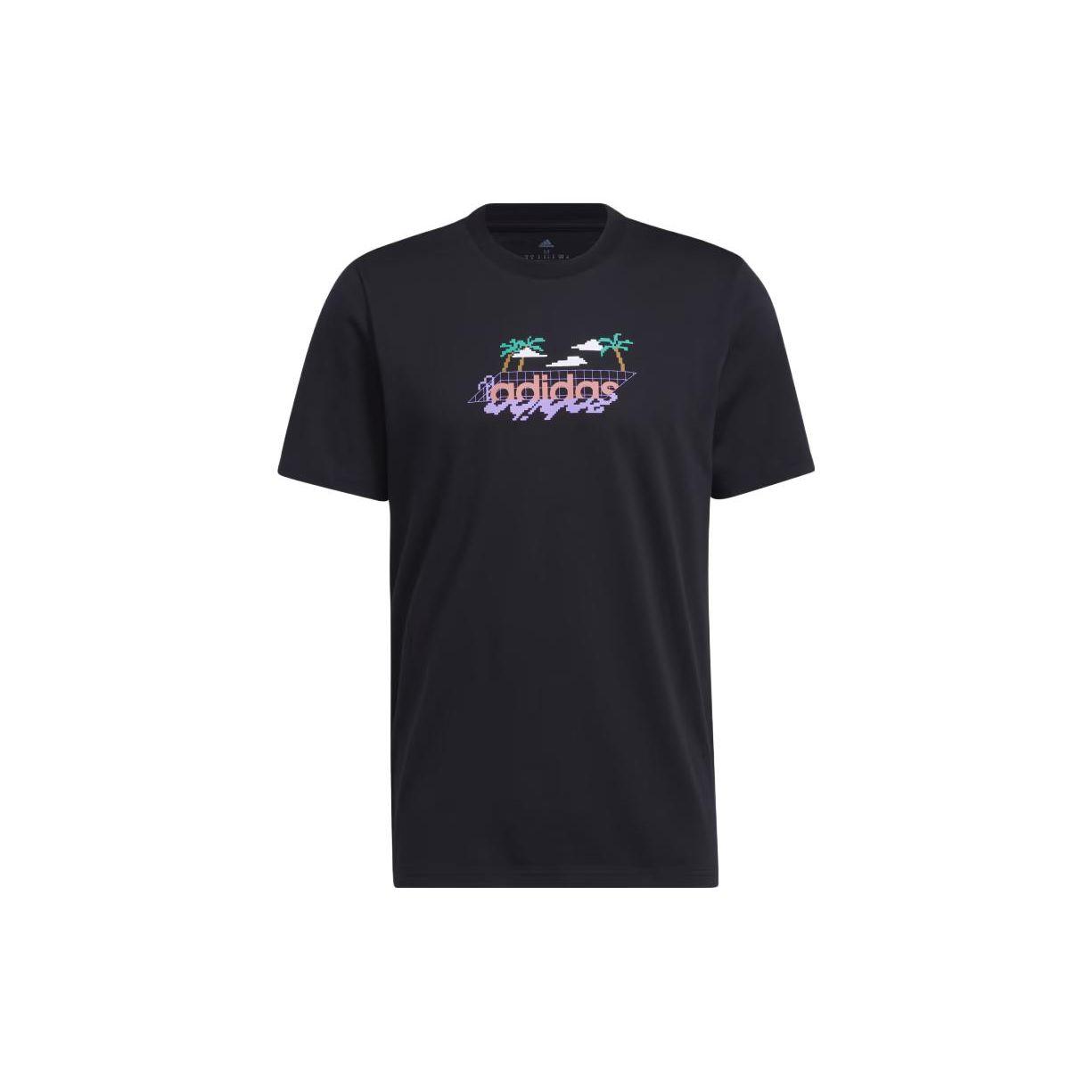 Adidas Мужская графическая футболка с коротким рукавом Linear Beach Bit, черная, HS2530 M
Adidas Мужская графическая футболка с коротким рукавом Linear Beach Bit, черная, HS2530 M