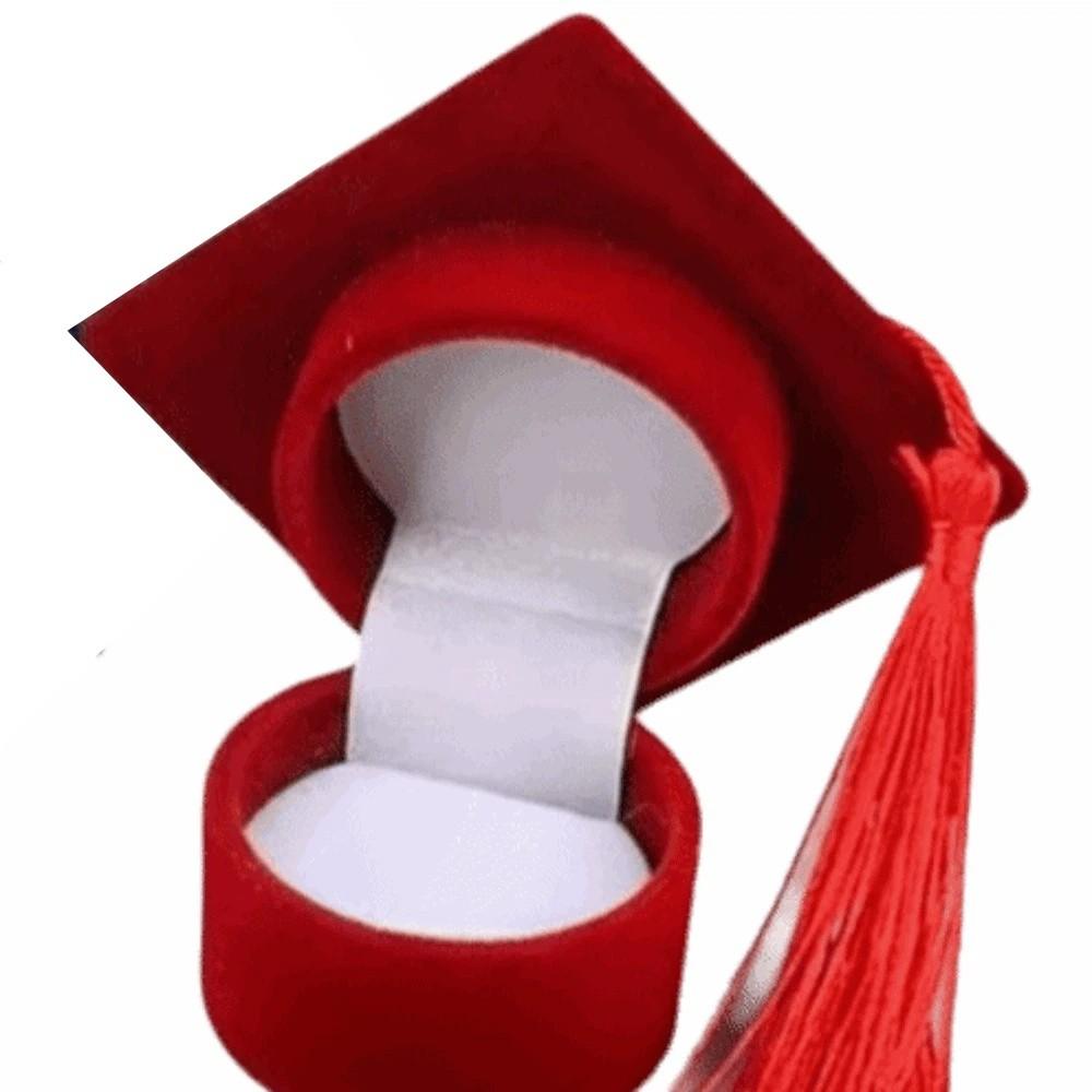 Velvet-Lined Graduation Cap Jewelry Box Multi-color Jewelry Storage Box Gift Box красный
Velvet-Lined Graduation Cap Jewelry Box Multi-color Jewelry Storage Box Gift Box красный