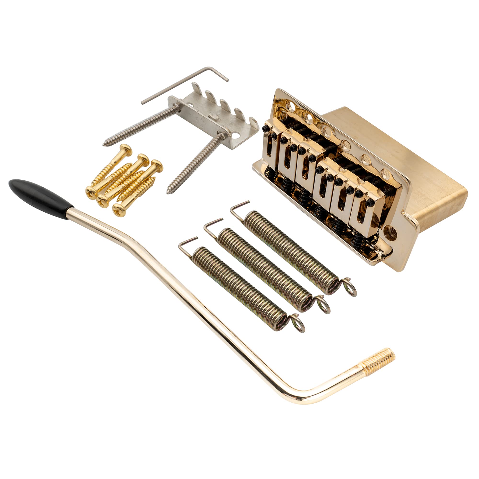 Musiclily Pro Modern Tremolo Unit Bridge 40мм Блок из цельной латуни для Squier Strat Электрогитара Золото 10.5мм 6-точечный, золотой
Musiclily Pro Modern Tremolo Unit Bridge 40мм Блок из цельной латуни для Squier Strat Электрогитара Золото 10.5мм 6-точечный, золотой