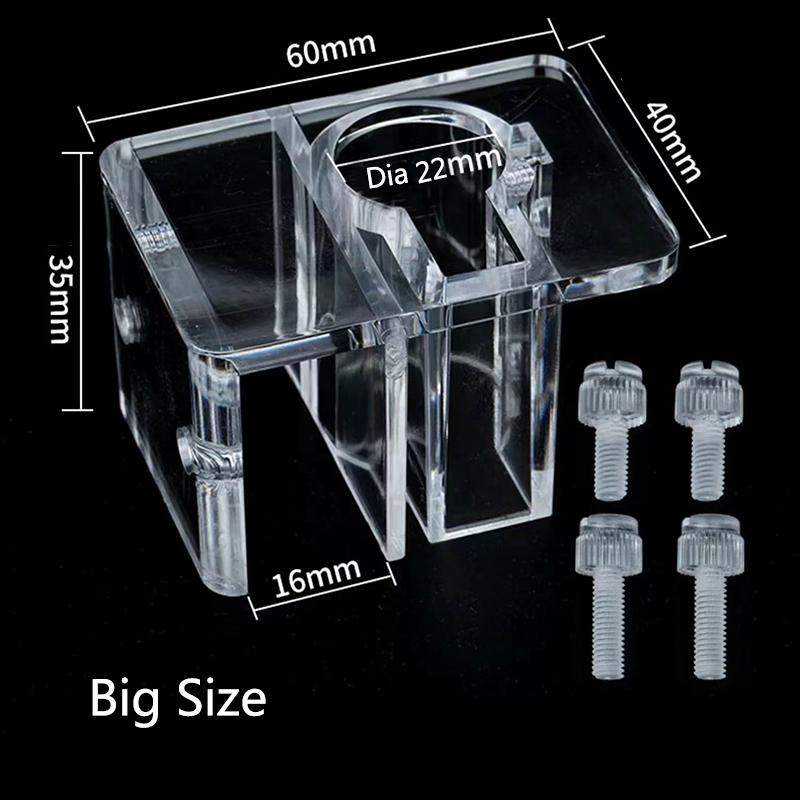 Transparent Acrylic Aquarium Bracket Holder for Scissor Tweezers Shovel Kit Water Tubes Fixed Clip Aquarium Maintenance Tools
Transparent Acrylic Aquarium Bracket Holder for Scissor Tweezers Shovel Kit Water Tubes Fixed Clip Aquarium Maintenance Tools