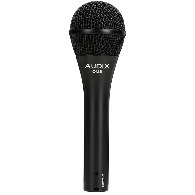 AUDIX Audix OM3 vocal I tried singing for studio recording handheld dynamic microphone Super unidirectional black
AUDIX Audix OM3 vocal I tried singing for studio recording handheld dynamic microphone Super unidirectional black