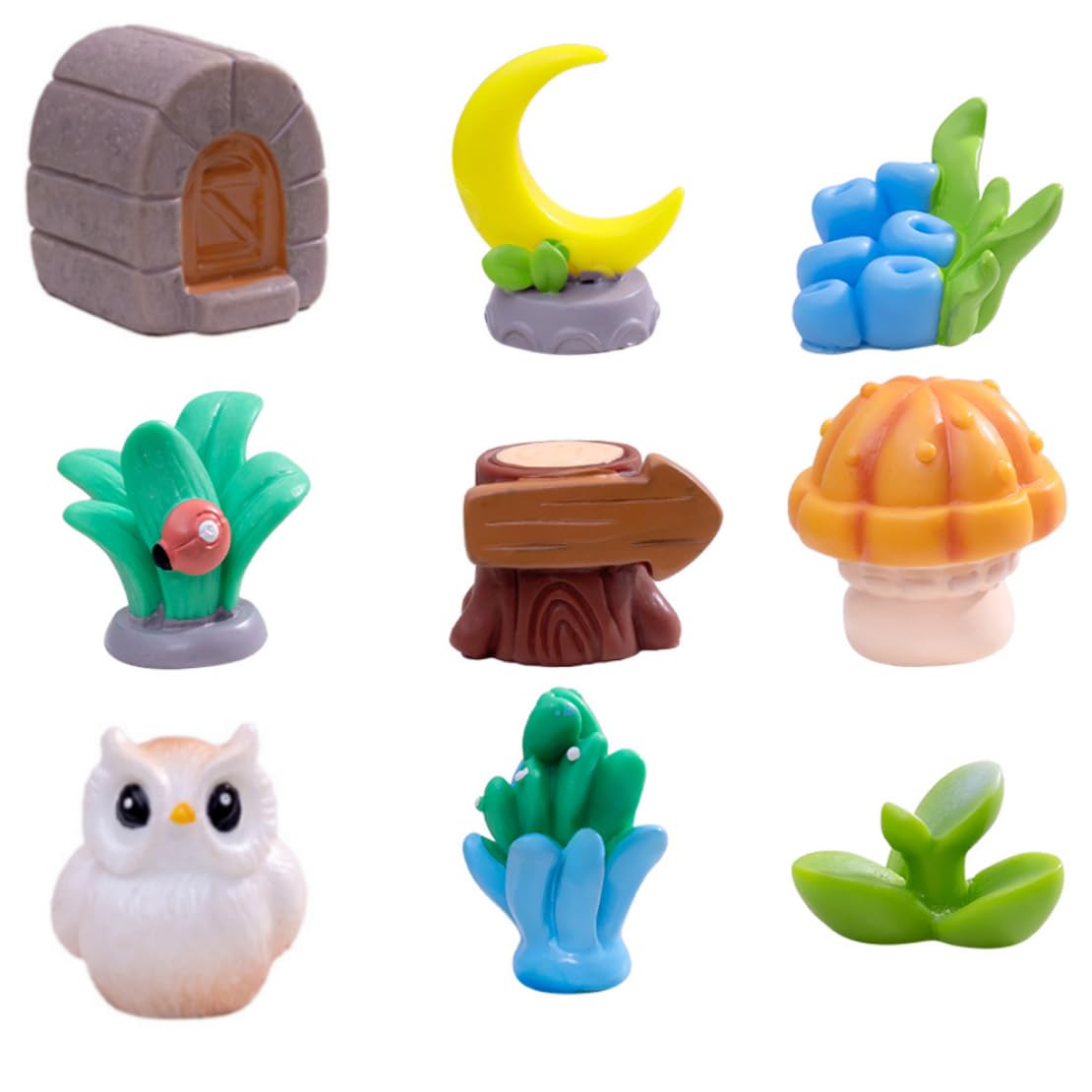 DeryArcle Miniature Ornament Owl Set of 9 Ornaments Ornaments Forest Plants Cute Funny Fairy Stone Room Mini Garden Micro Landscape Ornamental
DeryArcle Miniature Ornament Owl Set of 9 Ornaments Ornaments Forest Plants Cute Funny Fairy Stone Room Mini Garden Micro Landscape Ornamental