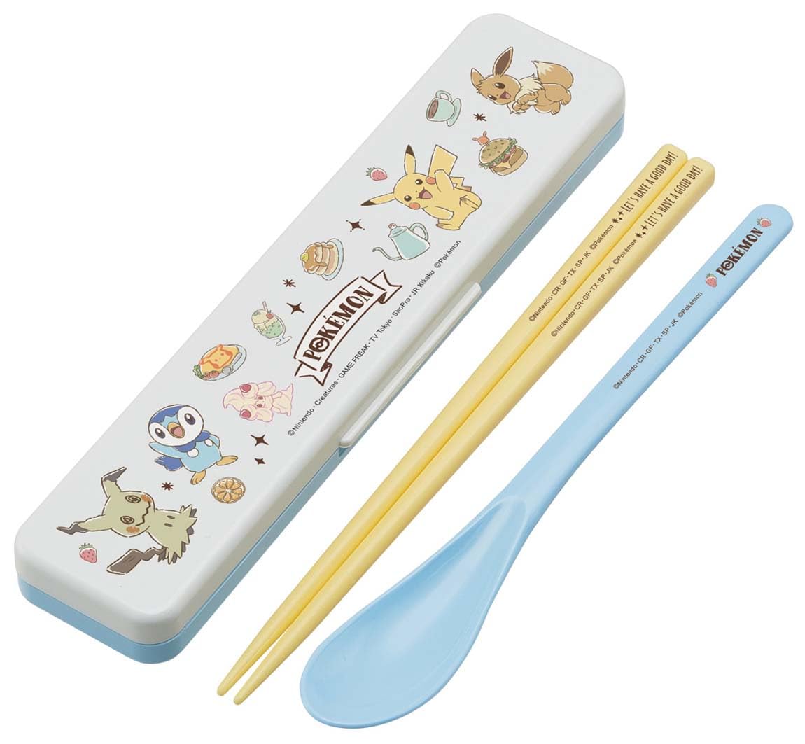 Skater Chopsticks and Spoon Bento Combo Made in Cafe Set, Box, Adult, Antibacterial, Set, 18cm, Non-Clinking, Japan, Pokemon, Art, CCS3SAAG-A
Skater Chopsticks and Spoon Bento Combo Made in Cafe Set, Box, Adult, Antibacterial, Set, 18cm, Non-Clinking, Japan, Pokemon, Art, CCS3SAAG-A