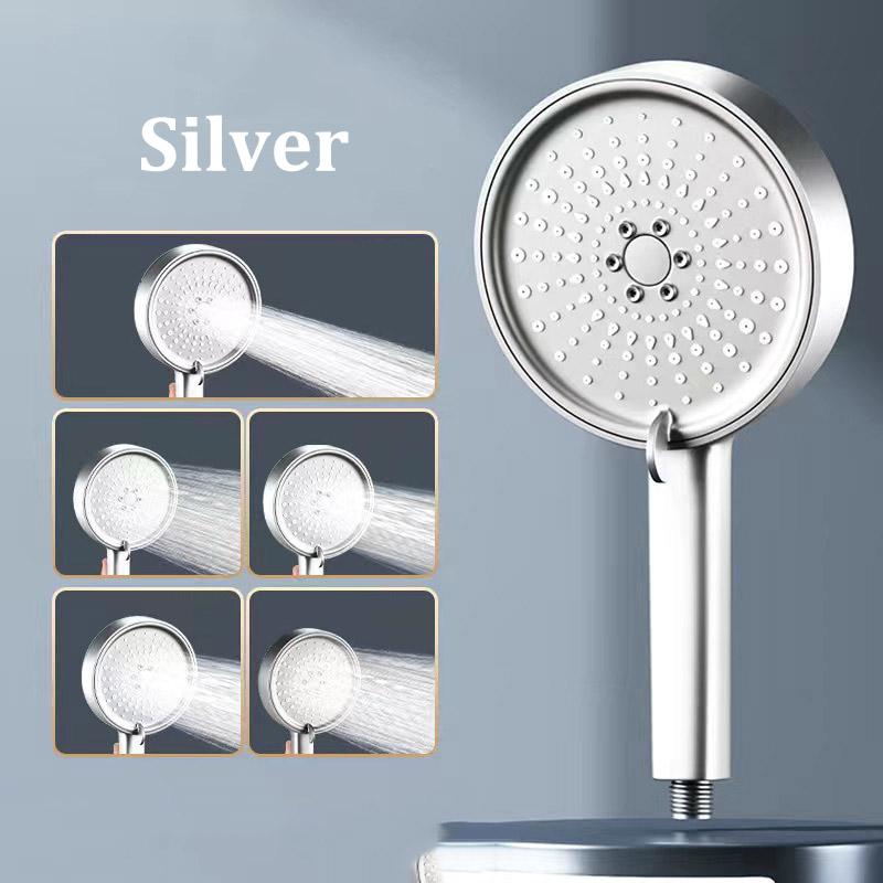 Напорная большая панельная душевая лейка 5 режимов Большой поток воды Многофункциональный набор душевой лейки для ванной серебряный
Напорная большая панельная душевая лейка 5 режимов Большой поток воды Многофункциональный набор душевой лейки для ванной серебряный