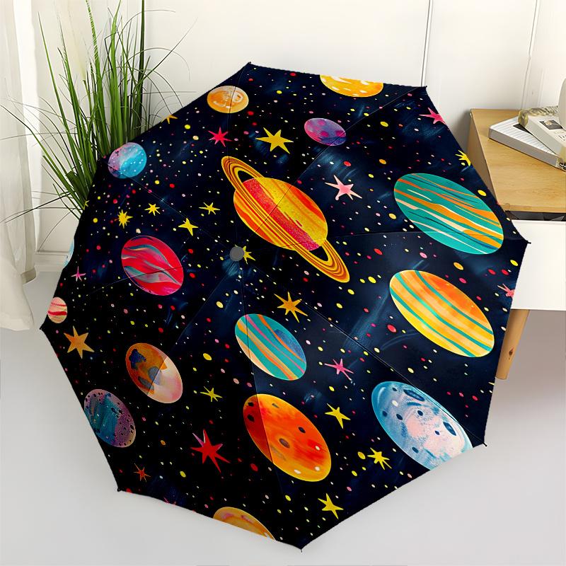 Cosmic, Celestial Theme 8 Bone Hand Automatic Folding Umbrella, Compact and Portable Design, A Perfect Gift for Birthday, Christmas or Busin
Cosmic, Celestial Theme 8 Bone Hand Automatic Folding Umbrella, Compact and Portable Design, A Perfect Gift for Birthday, Christmas or Busin