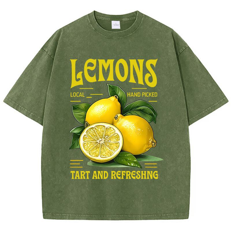Green Planted Lemons Prints Washed TShirt Womens Cotton Oversized Tops Comfortable Distressed ONeck Streetwear Summer Clothes S
Green Planted Lemons Prints Washed TShirt Womens Cotton Oversized Tops Comfortable Distressed ONeck Streetwear Summer Clothes S