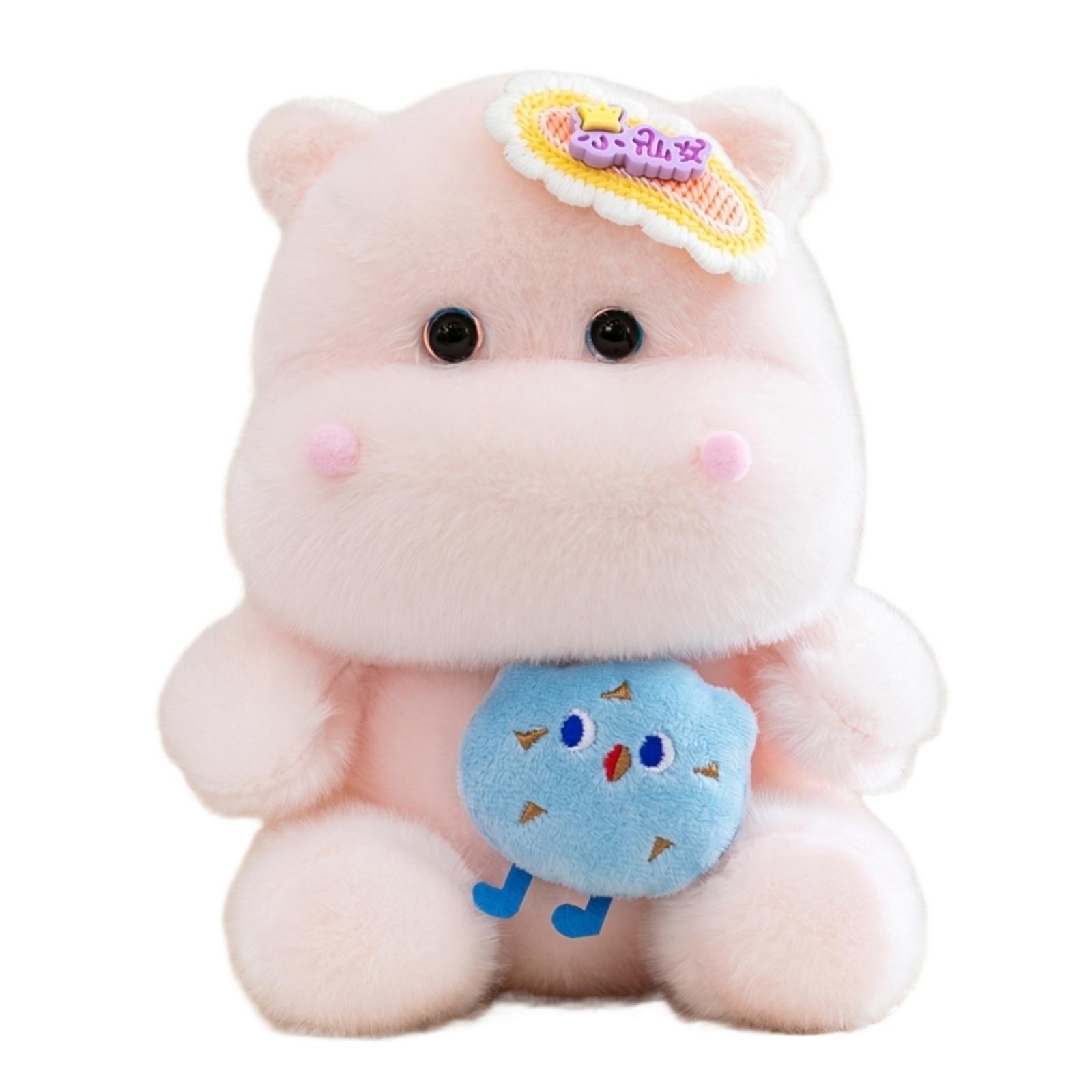 Plush Stuffed Animal Soft Toy Cute Hippo Design Sitting Position with Embroidered Details and Small Accessory Attachment for Gift or Decoration One Size розовый
Plush Stuffed Animal Soft Toy Cute Hippo Design Sitting Position with Embroidered Details and Small Accessory Attachment for Gift or Decoration One Size розовый