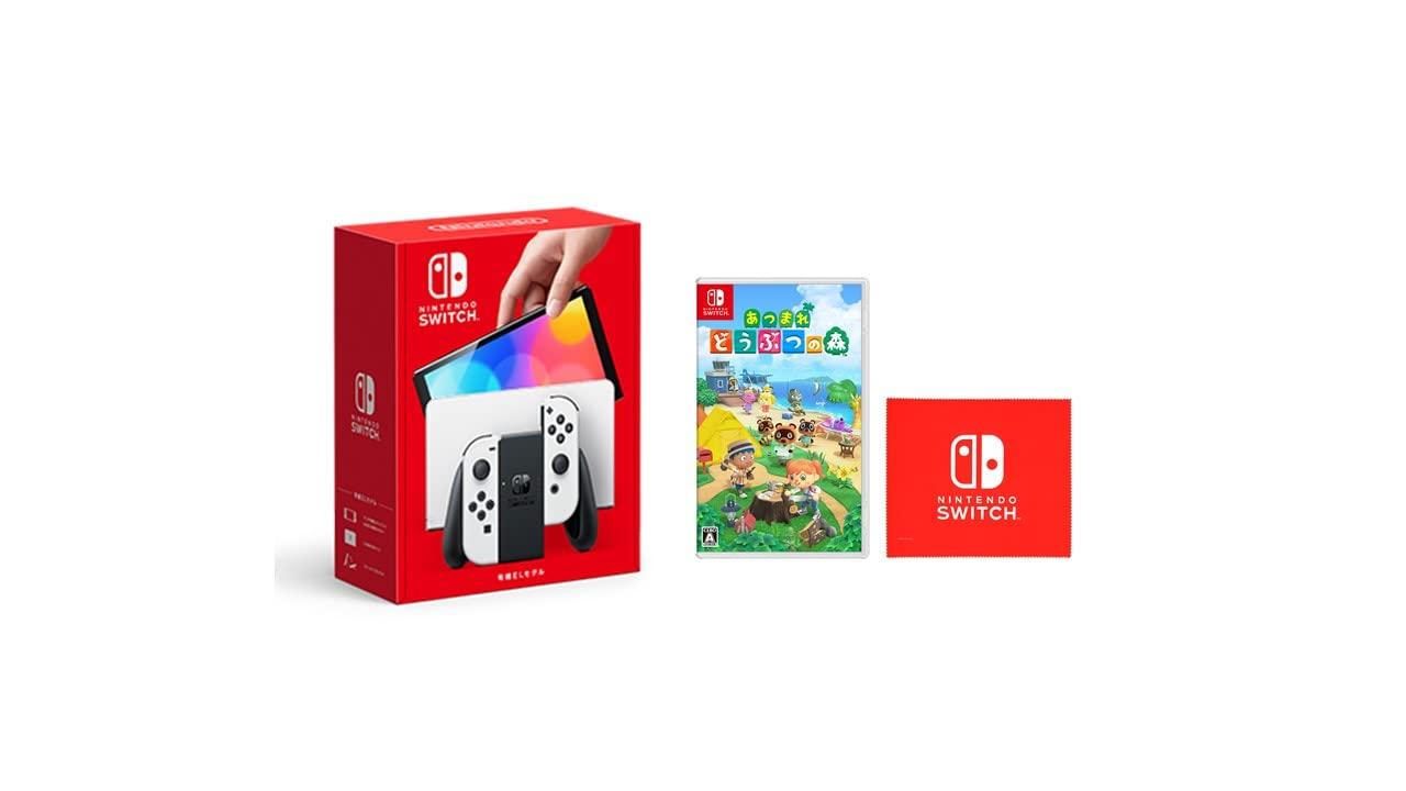 Nintendo Switch EL White Gather Animal Crossing Switch logo design microfiber cloth (organic model) Joy-Con (L)/(R) + -Switch (Nintendo included)
Nintendo Switch EL White Gather Animal Crossing Switch logo design microfiber cloth (organic model) Joy-Con (L)/(R) + -Switch (Nintendo included)