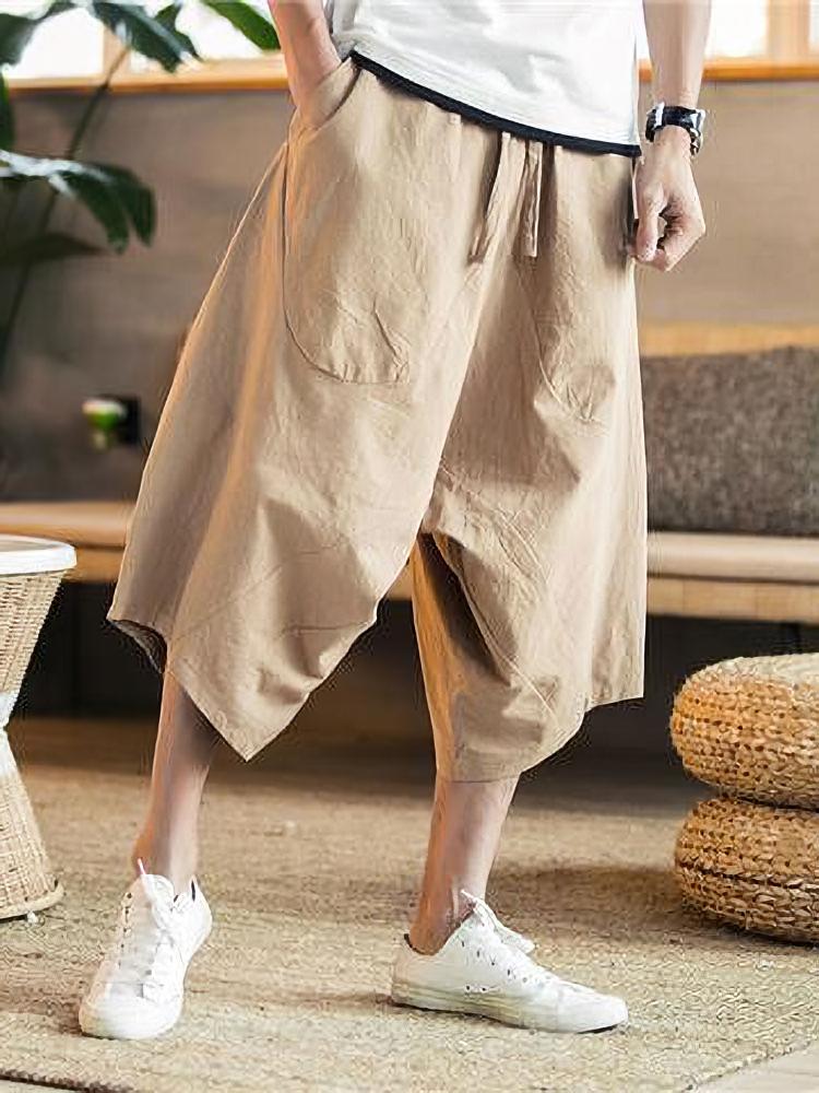 Summer Thin Beach Cotton Linen Casual Shorts Men Japenese Wide Leg Baggy Capris Pants Male Sport Running Shorts 5XL хакі
Summer Thin Beach Cotton Linen Casual Shorts Men Japenese Wide Leg Baggy Capris Pants Male Sport Running Shorts 5XL хакі