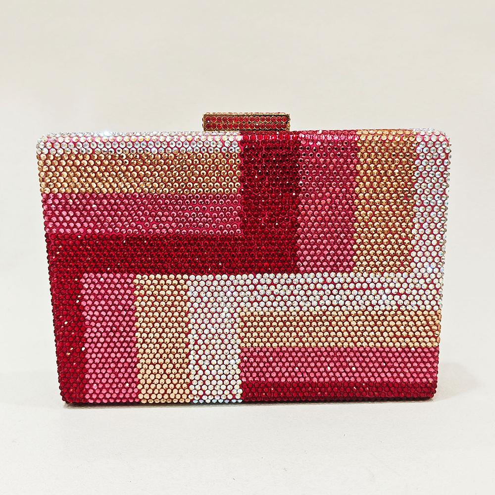 Patchwork Dimaond Women Evening Clutch Bag Luxury Diamond Prom Wedding Purse Bridal Handbags Party Bags Dinner Rhinestone Purse 18cmX13cmX3.5cm
Patchwork Dimaond Women Evening Clutch Bag Luxury Diamond Prom Wedding Purse Bridal Handbags Party Bags Dinner Rhinestone Purse 18cmX13cmX3.5cm