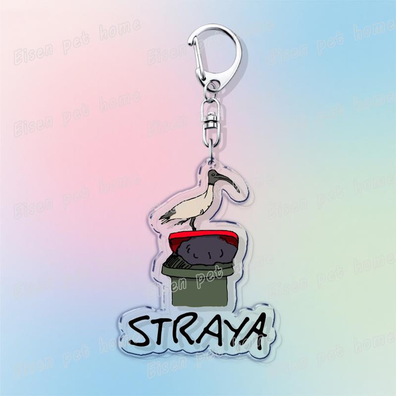 Funny Bin Chichen Keychain Accessories Bag Charms Ibis Trash Turkey Australia Bird Keyrings Jewelry Fans Freinds Gift
Funny Bin Chichen Keychain Accessories Bag Charms Ibis Trash Turkey Australia Bird Keyrings Jewelry Fans Freinds Gift