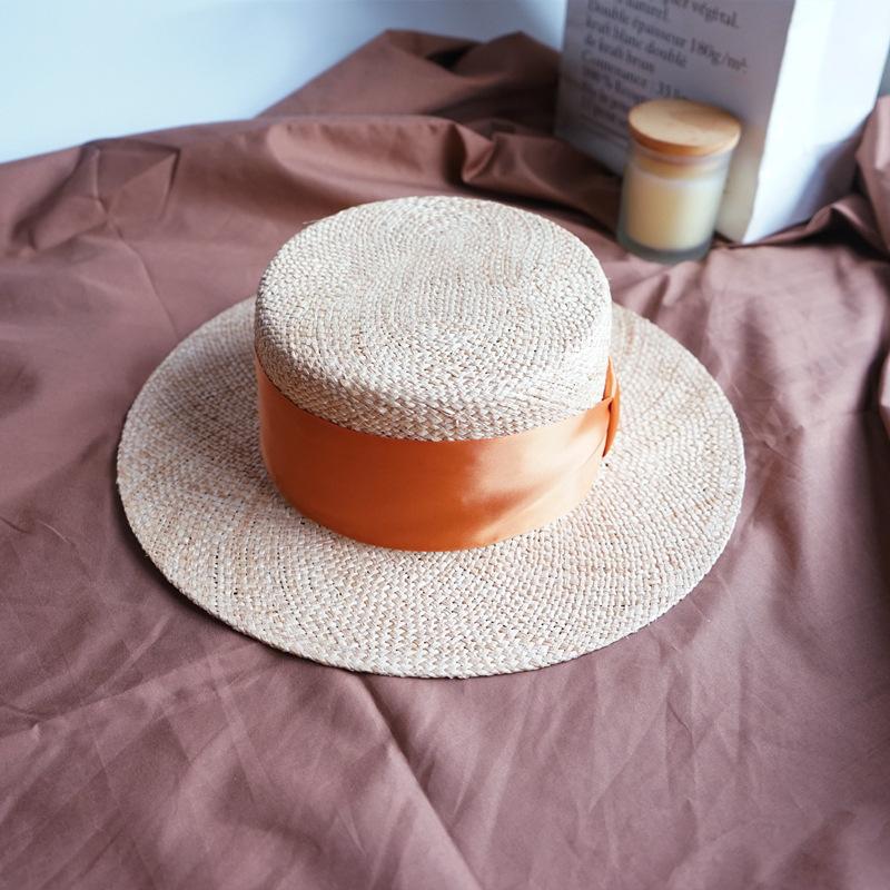 French Retro Wide Webbing Baocao Flat Top Top Top Hat Women S Summer Korea Internet Celebrity Vacation Beach Shade Foreign Trade Straw Hat M(56-58cm)
French Retro Wide Webbing Baocao Flat Top Top Top Hat Women S Summer Korea Internet Celebrity Vacation Beach Shade Foreign Trade Straw Hat M(56-58cm)