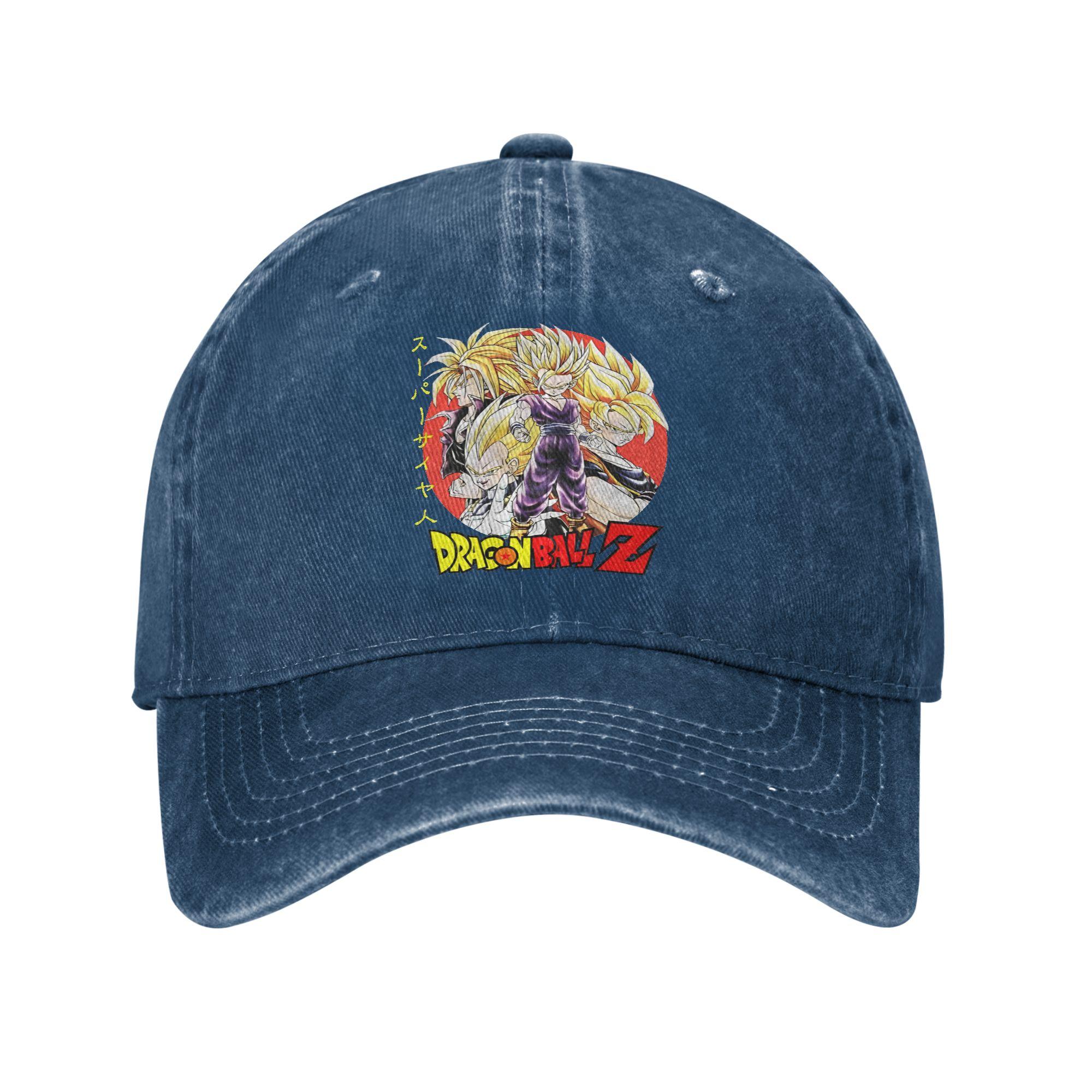 Dragon Ball Z SUPER SAIYAN Baseball Cap Vintage Distressed Washed Snapback Cap for Men Women Outdoor Unstructured Soft Caps Hat One Size темно-синий
Dragon Ball Z SUPER SAIYAN Baseball Cap Vintage Distressed Washed Snapback Cap for Men Women Outdoor Unstructured Soft Caps Hat One Size темно-синий