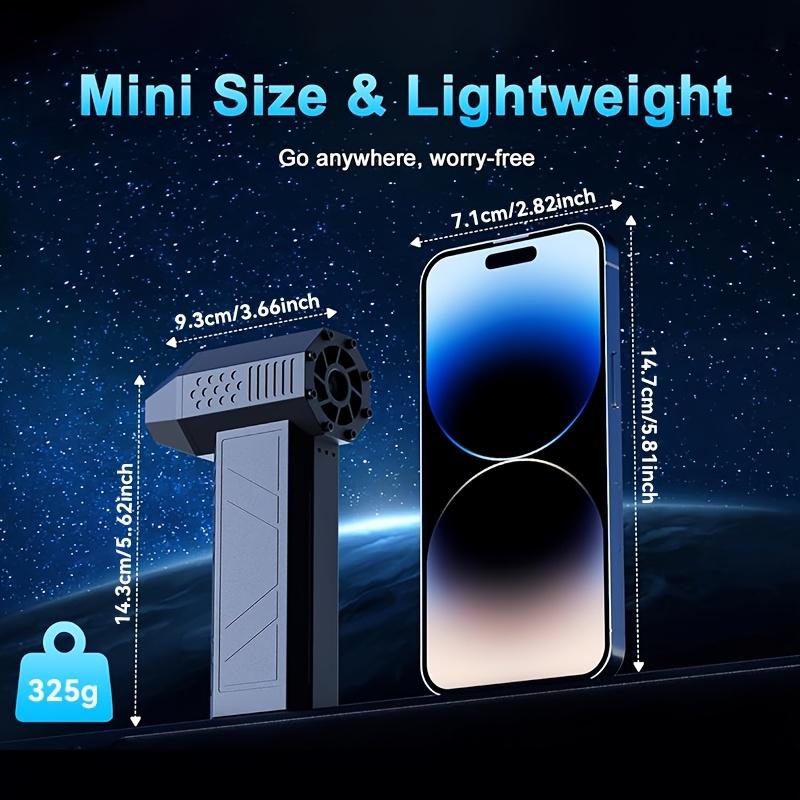 2026 New 130000RPM Mini Turbo Jet Fan Electric Air Duster Adjustable Wind Speed Turbo Violent Blower Rechargeable with Light Car Cleaning чорний
2026 New 130000RPM Mini Turbo Jet Fan Electric Air Duster Adjustable Wind Speed Turbo Violent Blower Rechargeable with Light Car Cleaning чорний