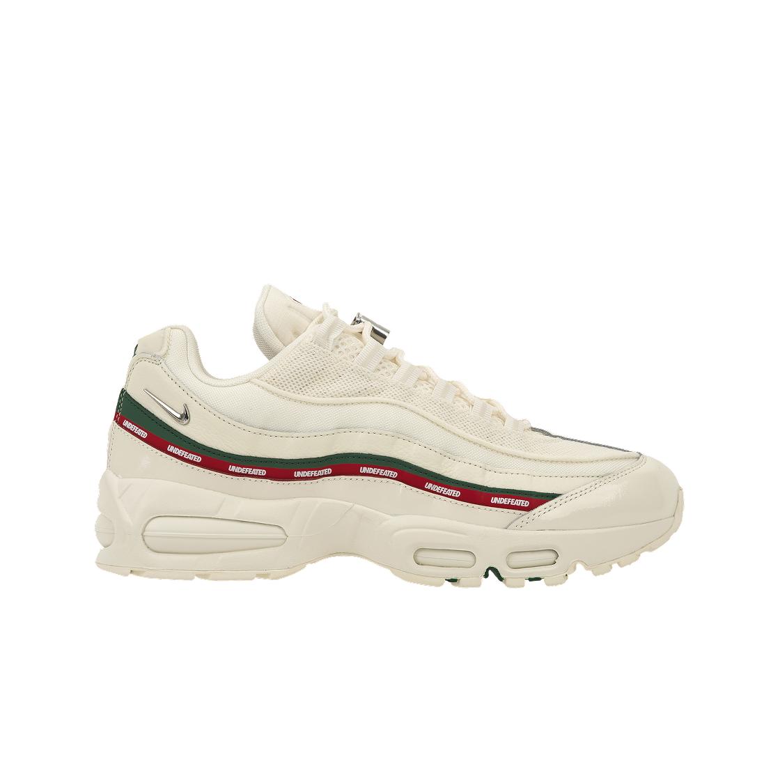 Undefeated x Nike Air Max 95 Sail Чоловічі Кросівки Білий Металік-Сріблястий Гірський Зелений IB4453-100 38.5
Undefeated x Nike Air Max 95 Sail Чоловічі Кросівки Білий Металік-Сріблястий Гірський Зелений IB4453-100 38.5