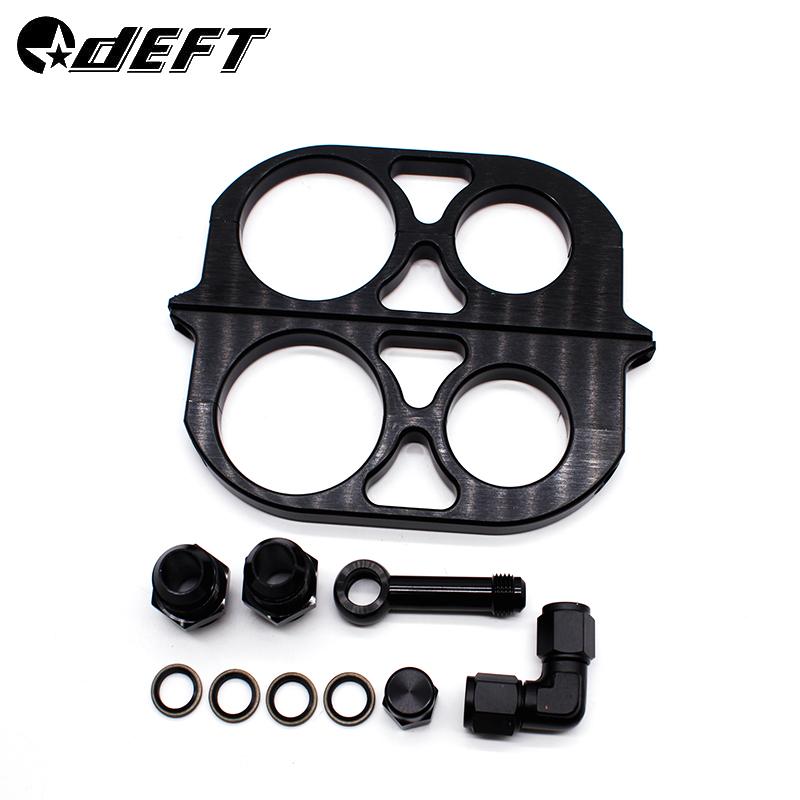 DEFT Aluminum Billet dual Double Bracket Mounting Bracket Clamp Kit for 44mm fuel filter and 60mm 044 pump with fitting
DEFT Aluminum Billet dual Double Bracket Mounting Bracket Clamp Kit for 44mm fuel filter and 60mm 044 pump with fitting