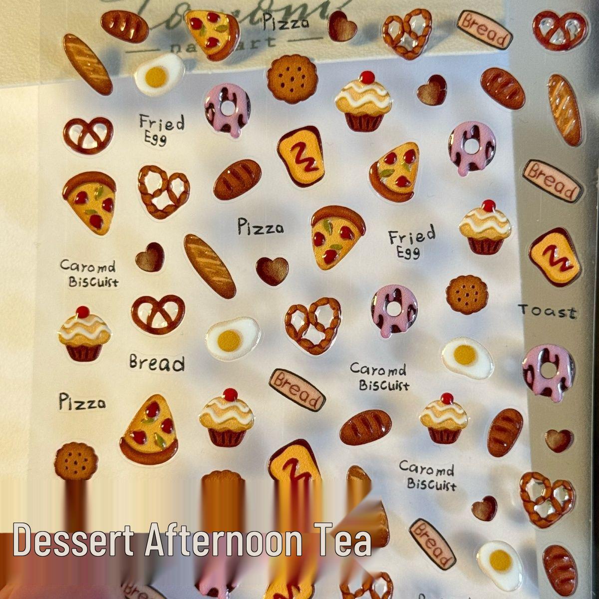 5D Little Sheep Pizza & Dessert DIY Manicure & Mobile Stickers
5D Little Sheep Pizza & Dessert DIY Manicure & Mobile Stickers