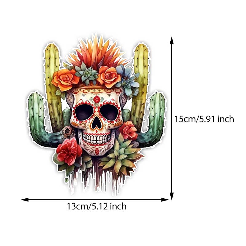 Car Sticker Skull Vinyl Decal Waterproof Rear Window Motorcycle Camper Bumper Truck Laptop Decoration TM354 D-15cm Longest Side
Car Sticker Skull Vinyl Decal Waterproof Rear Window Motorcycle Camper Bumper Truck Laptop Decoration TM354 D-15cm Longest Side