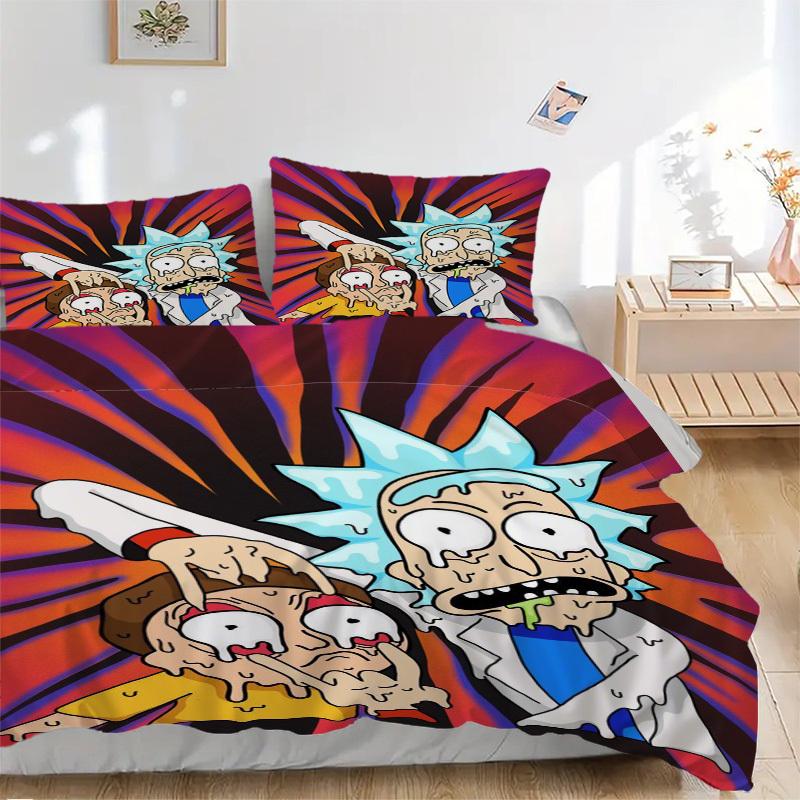3pcs Rick And Morty Cover Set, 1 Cover + 2 Pillowcases (No Insert), Bedding for All Seasons, Bedding,Bedroom Decor yy250922009 135x200cm
3pcs Rick And Morty Cover Set, 1 Cover + 2 Pillowcases (No Insert), Bedding for All Seasons, Bedding,Bedroom Decor yy250922009 135x200cm