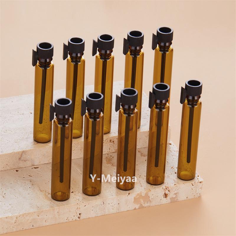 100PCS 1ML 2ML Amber Glass Perfume Bottle Vials Test Tube Trial Bottle Refillable Bottle Empty Sample Essential Oil Bottle
100PCS 1ML 2ML Amber Glass Perfume Bottle Vials Test Tube Trial Bottle Refillable Bottle Empty Sample Essential Oil Bottle