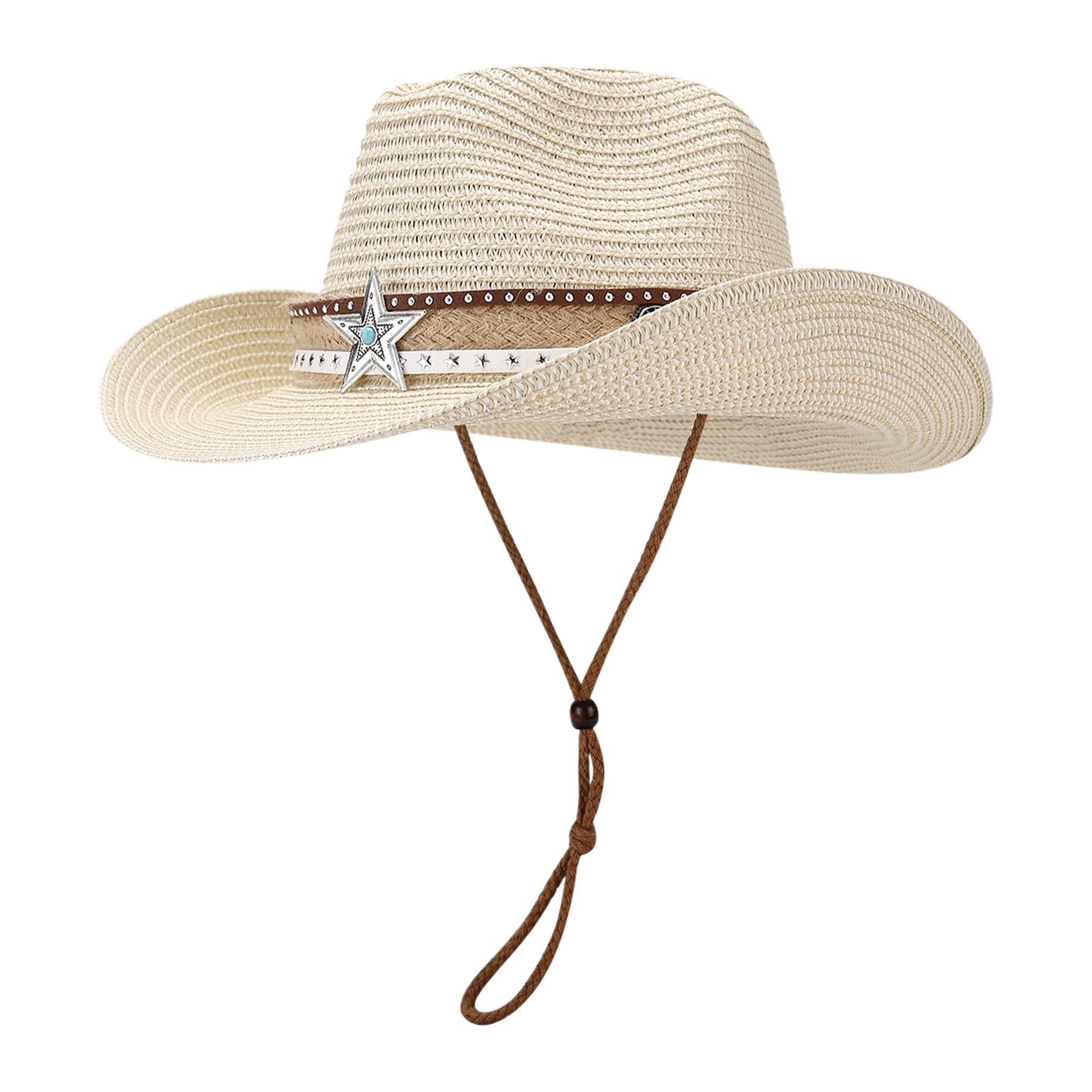 Hand Weaving Sun Hat Holiday Cowboy Straw Hat with Adjustable Chin Rope Beach Hat for Adult Teen Hat Weaving Sun Hat бежевий
Hand Weaving Sun Hat Holiday Cowboy Straw Hat with Adjustable Chin Rope Beach Hat for Adult Teen Hat Weaving Sun Hat бежевий