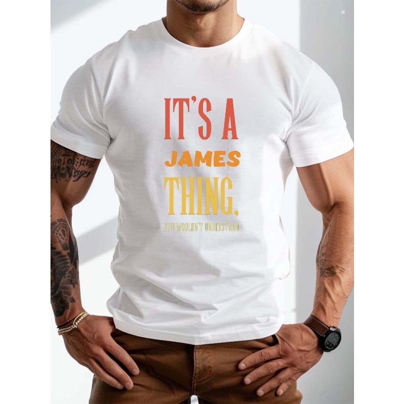 Мужская футболка большого размера с принтом LETTER JAMES THING, Повседневная модная футболка, Рубашка с коротким рукавом и круглым вырезом в уличном стиле S белый
Мужская футболка большого размера с принтом LETTER JAMES THING, Повседневная модная футболка, Рубашка с коротким рукавом и круглым вырезом в уличном стиле S белый
