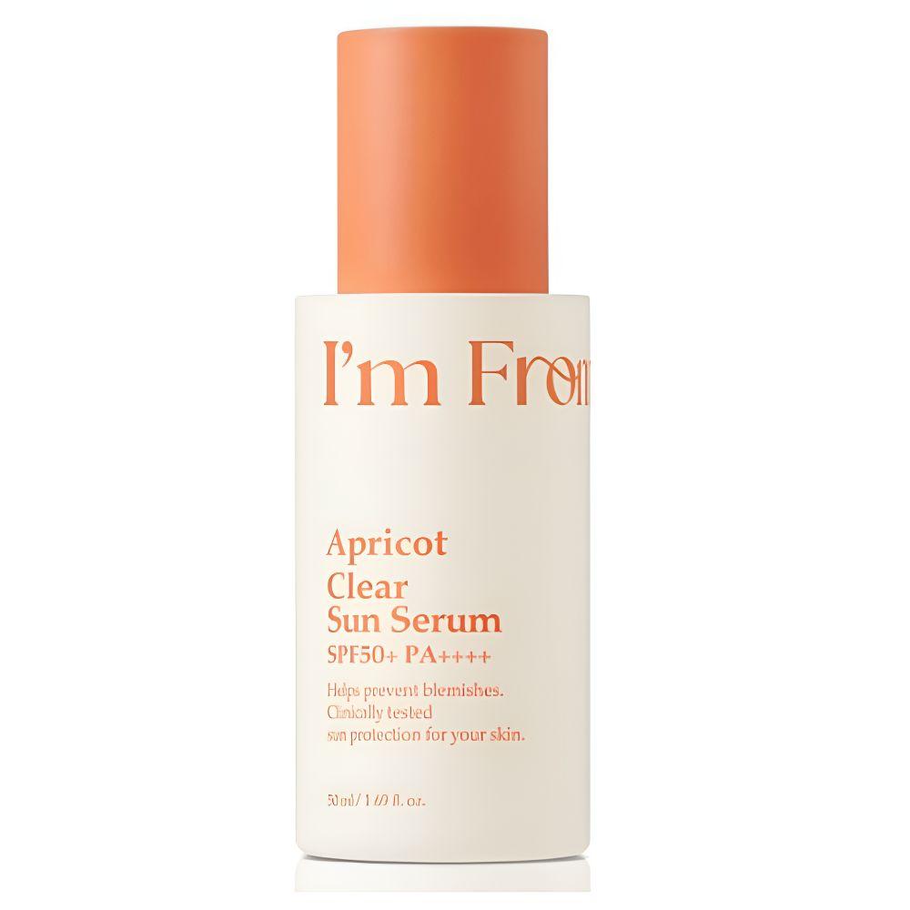 I m From Apricot Clear Sun Serum SPF50+ PA++++ Hydrating UV Protection Sunscreen 50ml
I m From Apricot Clear Sun Serum SPF50+ PA++++ Hydrating UV Protection Sunscreen 50ml