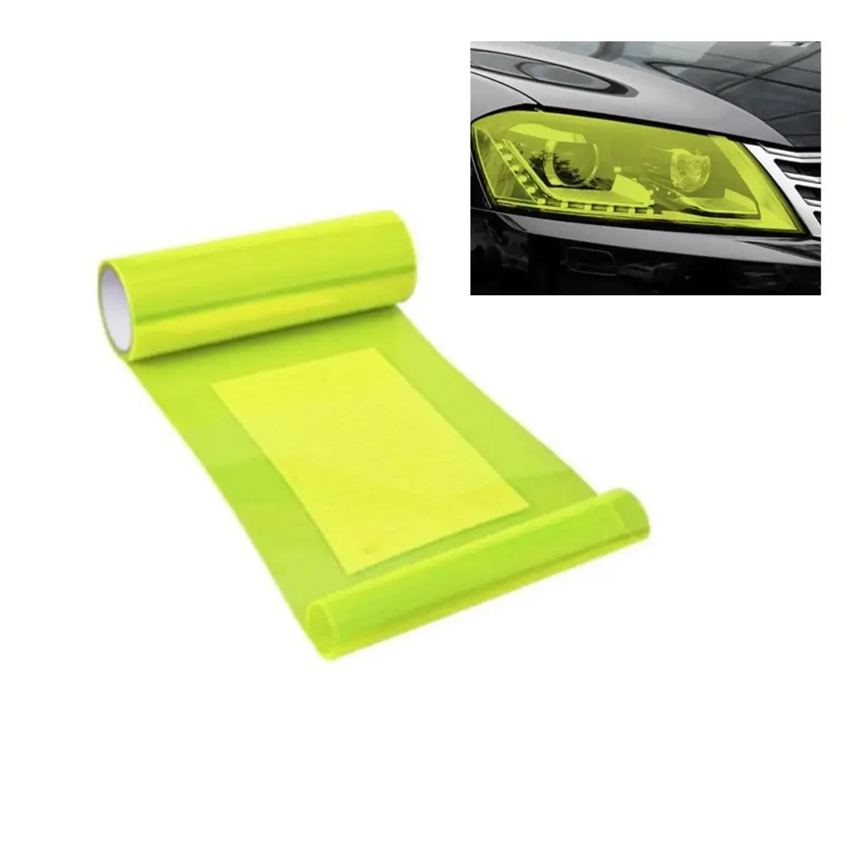 Yellow Car Light Headlight Taillight Tint Vinyl Film Lamp Films Sticker Body Sheet Color-Changing Smoke Matt Rear Fog Stickers 30 60cm жёлтый
Yellow Car Light Headlight Taillight Tint Vinyl Film Lamp Films Sticker Body Sheet Color-Changing Smoke Matt Rear Fog Stickers 30 60cm жёлтый