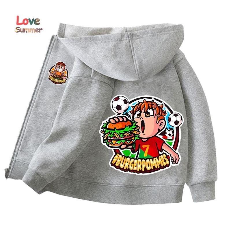 Burgerpommes Icrimax Child Cardigan Jacket Anime Cartoon Windbreaker Hooded Spring Autumn Casual Thin Top Coat Kid Clothing Gift 110
Burgerpommes Icrimax Child Cardigan Jacket Anime Cartoon Windbreaker Hooded Spring Autumn Casual Thin Top Coat Kid Clothing Gift 110