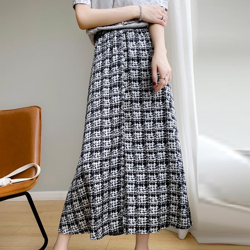 New Summer Acetic Acid Satin Skirt for Women Fashion Versatile Houndstooth Mid-length Skirt Long Skirt XL
New Summer Acetic Acid Satin Skirt for Women Fashion Versatile Houndstooth Mid-length Skirt Long Skirt XL