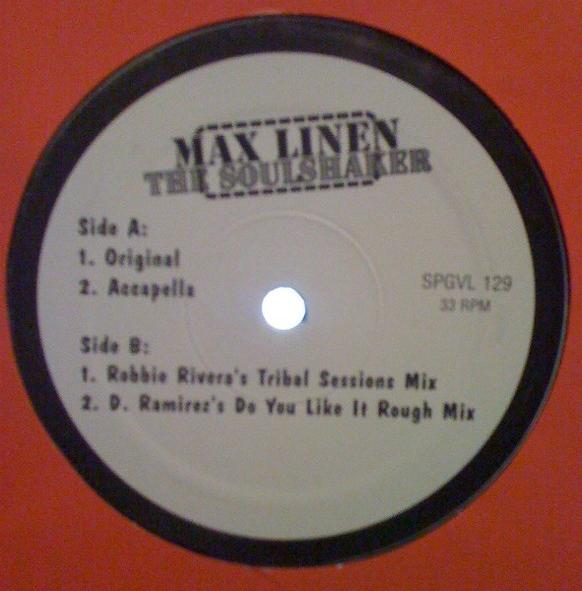 12inch Record MAX LINEN - The Soulshaker SPGVL129 SPG Music Produ 2002 Canada Dance & Electronica Used
12inch Record MAX LINEN - The Soulshaker SPGVL129 SPG Music Produ 2002 Canada Dance & Electronica Used